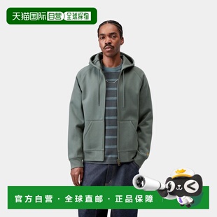 丝绒绿 Chase男士 金色棉C标志连帽卫衣 WIP 自营欧洲直邮Carhartt