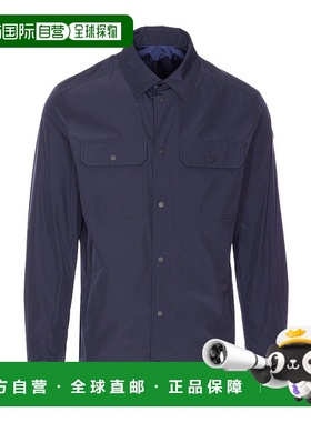 1h可退 香港直邮Moncler 盟可睐 男士 Lyle 紐扣襯衫夾克 K20912F