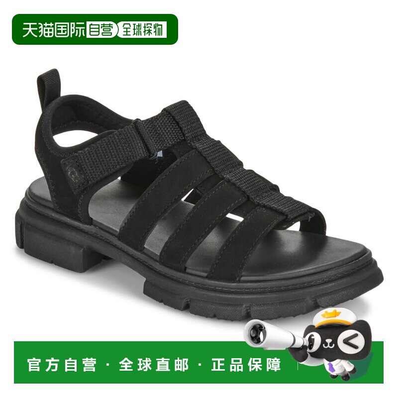 欧洲直邮UGG  KIDS' ASHTON MULTISTRAP 女童鞋凉鞋 1152821K-BLK图片
