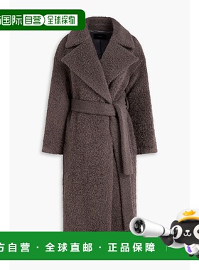 香港直邮JOSEPH 约瑟夫 女士 Chalon 羊驼毛羊毛混纺大衣 JF00876