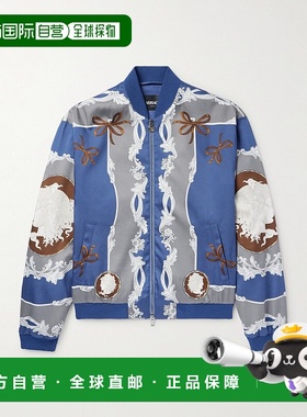 1h可退 香港直邮Versace 范思哲 男士 飞行员夹克 10198941A14353