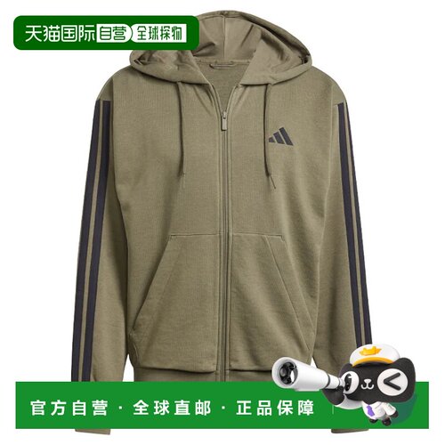香港直邮ADIDAS 男士运动服 JD1875VERDE CO 绿色 FELPA UOMO 3S
