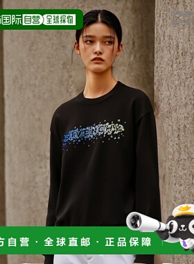 香港直发Givenchy纪梵希女士黑色圆领长袖毛衣简约BW90B84Z7Y