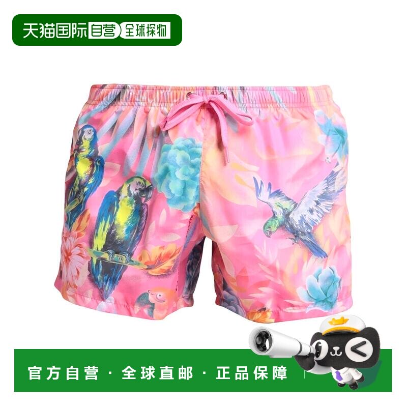 香港直邮Moschino 莫斯奇诺 男士 泳裤 pink粉色 舒适时尚
