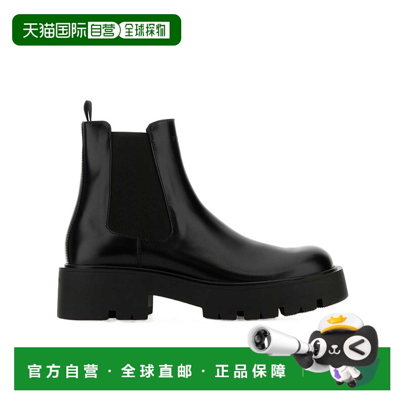 香港直邮Prada 圆头短筒靴 2TG234B4LFG000