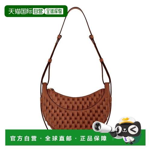 Женская сумка через плечо POLENE Numero Dix из телячьей кожи коньячного цвета, европейская прямая рассылка, самоходная сумка через плечо