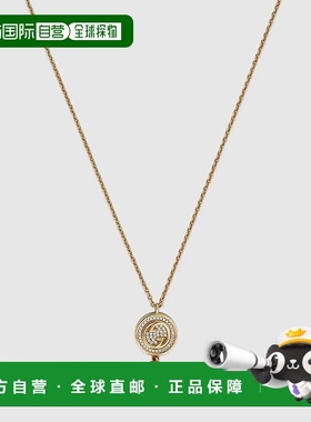 自营欧洲直邮Gucci/古驰 女士GucciBlondie吊坠项链珍珠水晶配饰