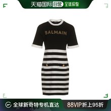 香港直邮Balmain 巴尔曼 女童 短袖连衣裙童装 BT1B61W0012