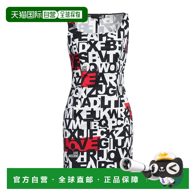 香港直邮moschino 爱莫斯奇诺 女士 短款连衣裙 white白色 舒适时