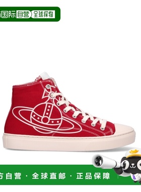 香港直邮Vivienne Westwood Plimsoll Orb 印花高帮运动鞋 750100