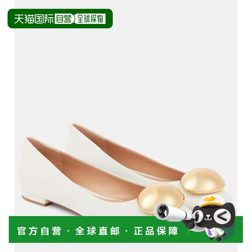 香港直邮Gianvito Rossi 吉安维托 罗西 女士 Sphera 皮质芭蕾舞