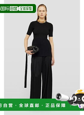 香港直邮Jil Sander 罗纹短袖针织衫 J02GC0116J18308