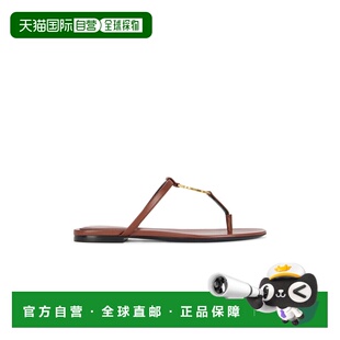 香港直邮Saint Laurent 圣罗兰 女士 CASSANDRA平底拖鞋 785629AA