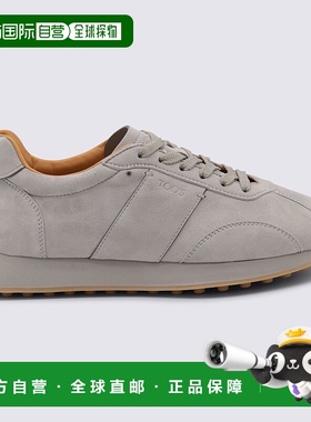 香港直邮TOD'S 托德斯 女士 灰色皮质T带复古运动鞋 XXW26L0IU41H