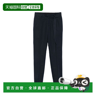 1h可退 香港直邮Brioni 布里奥尼 男士 直筒亚麻棉混纺裤子 RPCW0
