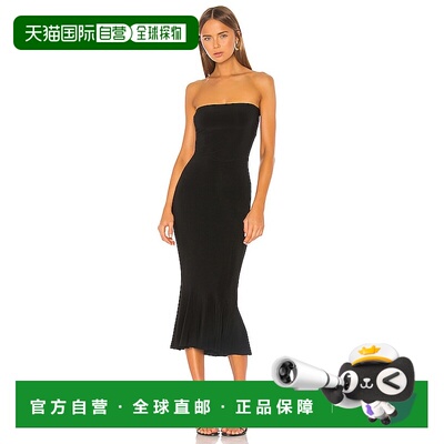1h可退 NORMA KAMALI 诺玛 卡玛丽 女士 To Midcalf 抹胸连衣裙