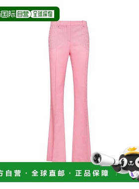 1h可退 香港直邮versace 范思哲 女士 腰带环喇叭裤 10100451A081