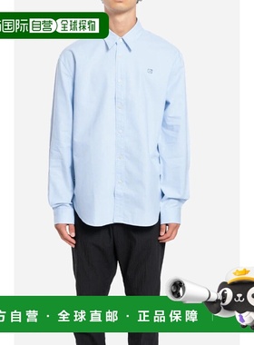 1h可退 香港直邮Acne Studios 艾克妮 男士 Chemise en à 徽标牛