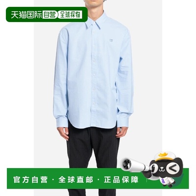 1h可退 香港直邮Acne Studios 艾克妮 男士 Chemise en à 徽标牛