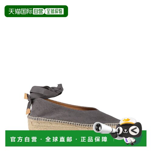 香港直邮CastaÑer 女士 帆布面凉鞋 grey灰色 舒适时尚
