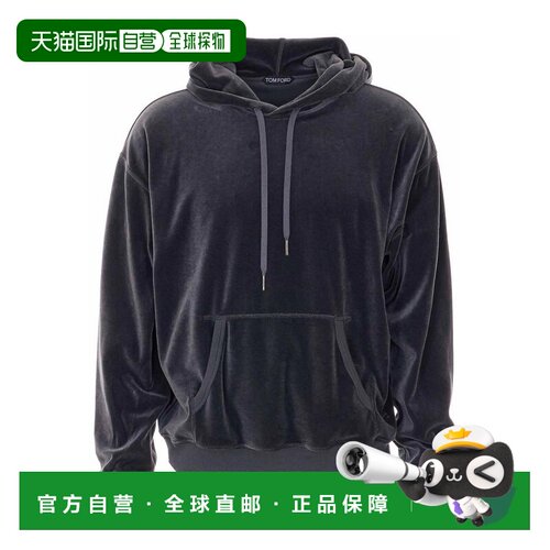 香港直邮Tom Ford 汤姆 福特 男士 天鹅绒连帽衫 JOL013JMC078TAV