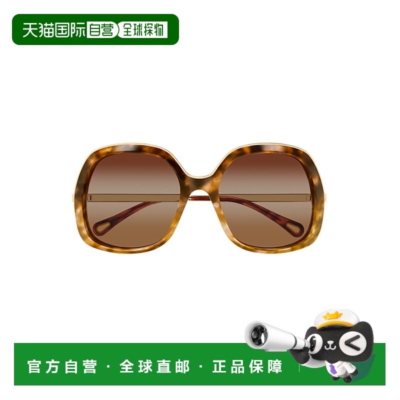 1h可退 香港直邮Chloe 蔻依 女士 Aly 方框太阳眼镜 CH0327S