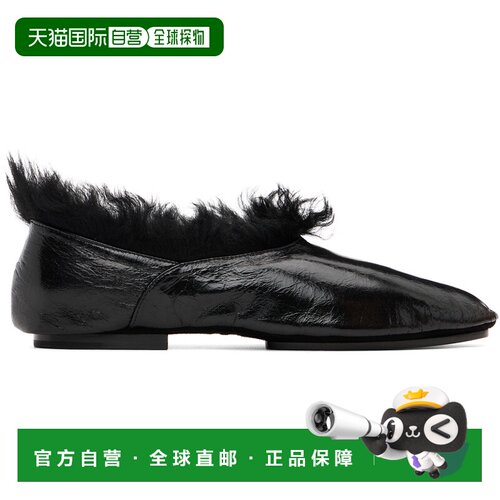 香港直邮Jil Sander 吉尔 桑达 女士 黑色乐福鞋 J44WZ0001P7007