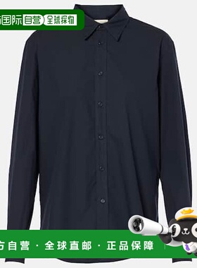 香港直邮NILI LOTAN 女士 Raphael 棉质衬衫 blue蓝色 舒适时尚