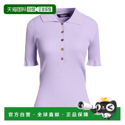 香港直邮versace 范思哲 女士 毛衣 purple紫色 舒适时尚