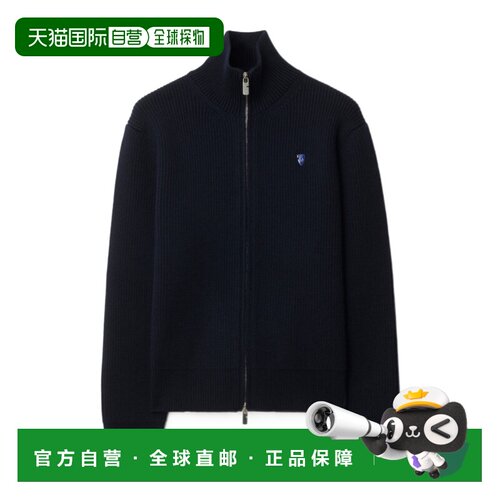 1h可退 香港直邮BURBERRY 男士夹克 81020631 SS2025 黑色 拉链针
