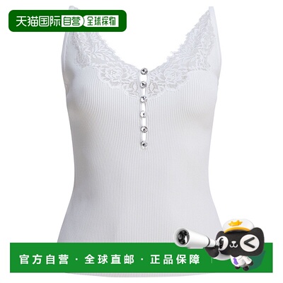 1h可退 香港直邮Self-Portrait 女士 上衣 PF25042TWWHITE背心