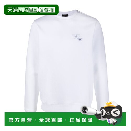 Emporio Armani 徽标贴片运动卫衣 3H1M8E1JHSZ阿【付后1h可退】