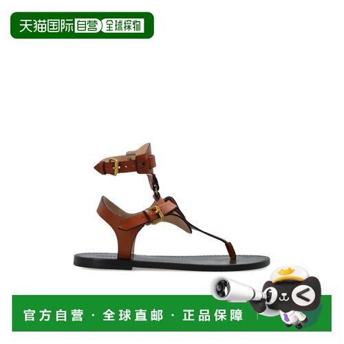 1h可退 香港直邮ISABEL MARANT 女士凉鞋 SD0273FAD1B04SCOGNAC S