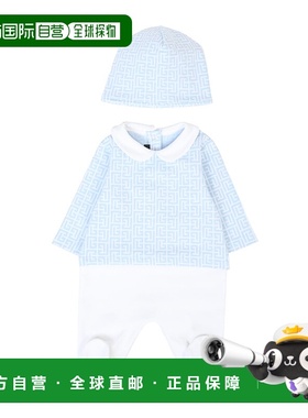 1h可退 香港直邮Balmain 连体衣帽子套装 BXB56AZ2411