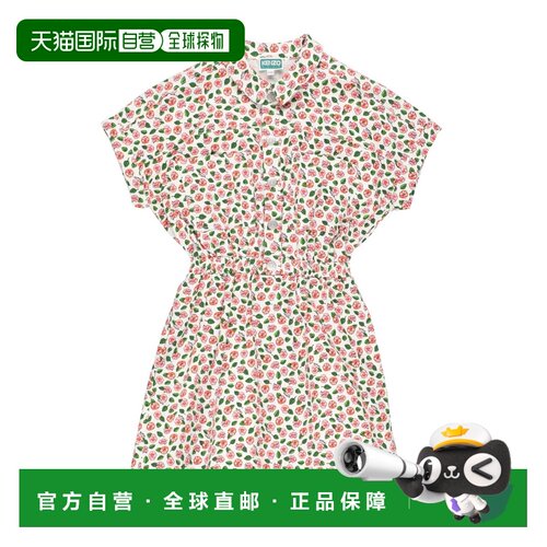 香港直邮kenzo高田贤三女童牛仔连衣裙 【付后1h可退】