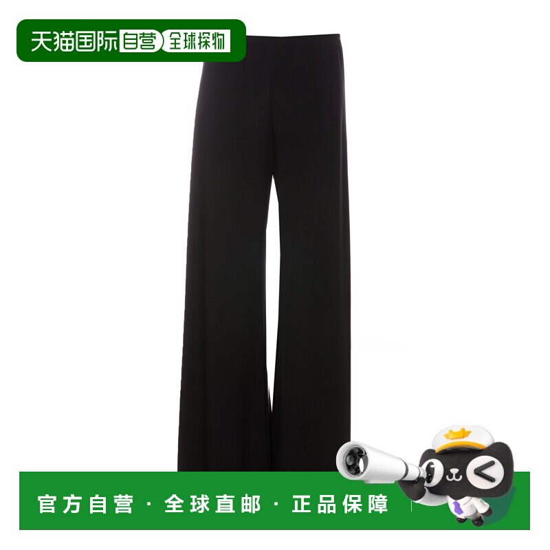 香港直邮THE ROW 女士休闲裤 1766W1968BLK CO 黑色 阔腿休闲裤图片
