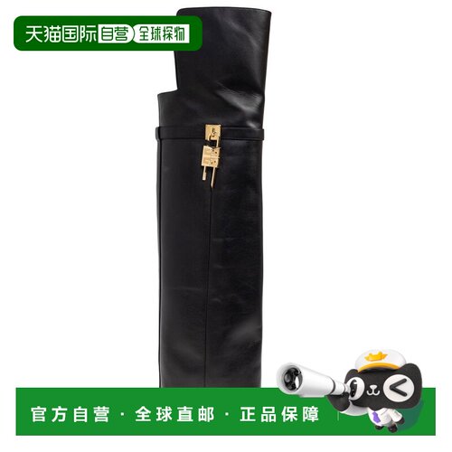 香港直邮Givenchy 纪梵希 女士 紀梵希鯊魚扣高跟過膝長靴 BE703R