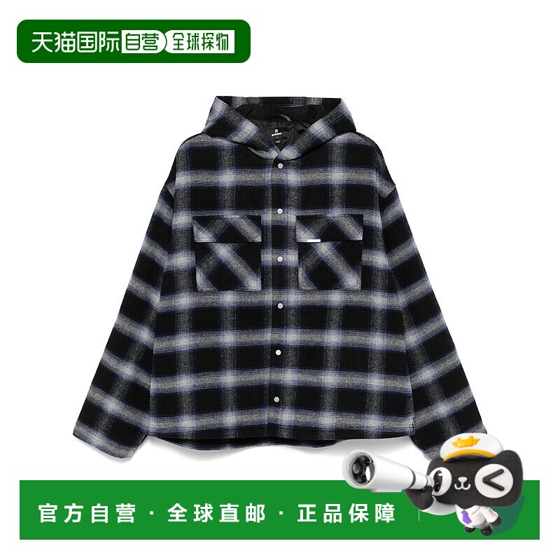 欧洲直邮Represent 男士衬衫MLM2136224羊毛长袖外套