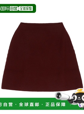 香港直邮Jil Sander 针织羊毛半身裙迷你裙 J02MA0328J-14795