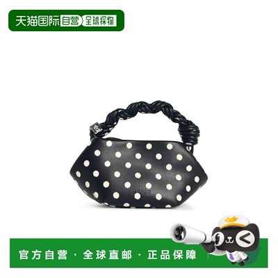 香港直邮GANNI 女士手提包 B2100058099 SS2026 黑色 'Polka-Dot