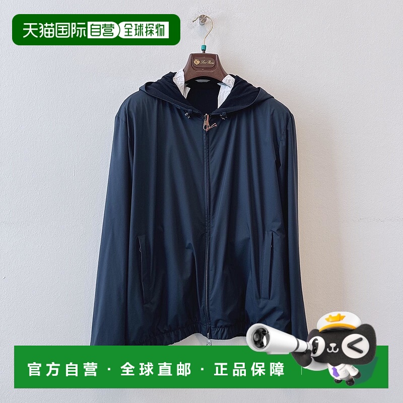 香港直邮Loro Piana 诺悠翩雅 男士 连帽飞行员夹克 FAO9559