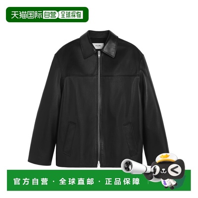 1h可退 香港直邮Celine 长袖皮夹克 RV14I1437.