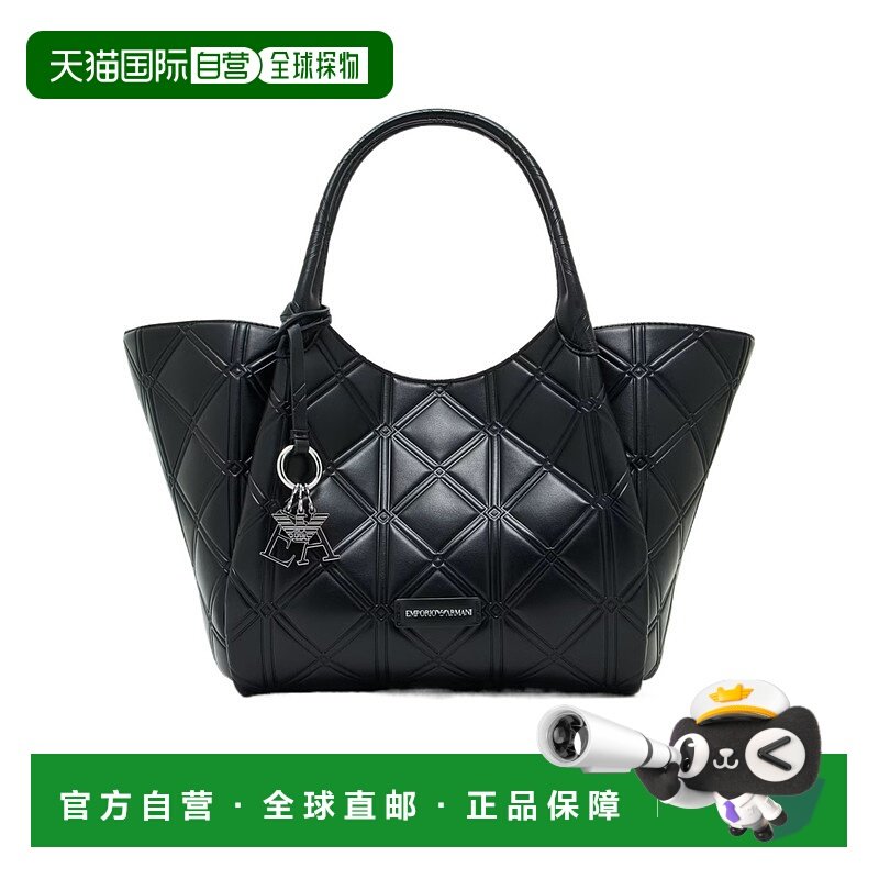 香港直邮Emporio Armani 双手柄单肩包 EW001009AF17630托特包