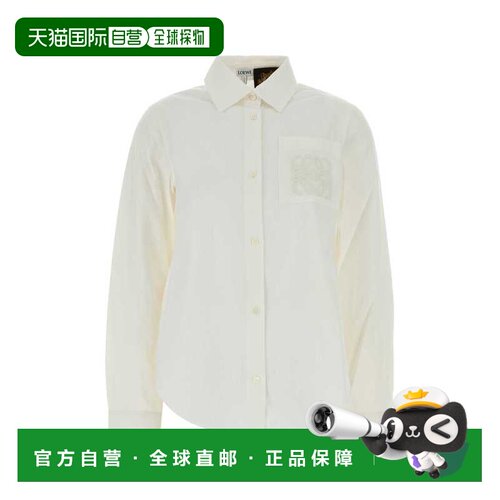 香港直邮LOEWE 女士衬衫 S616Y1DX06WHITE 支付后1h可退