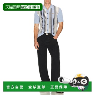 条纹衬衫 Script AMKNIR1026休闲风 男士 香港直邮AMIRI