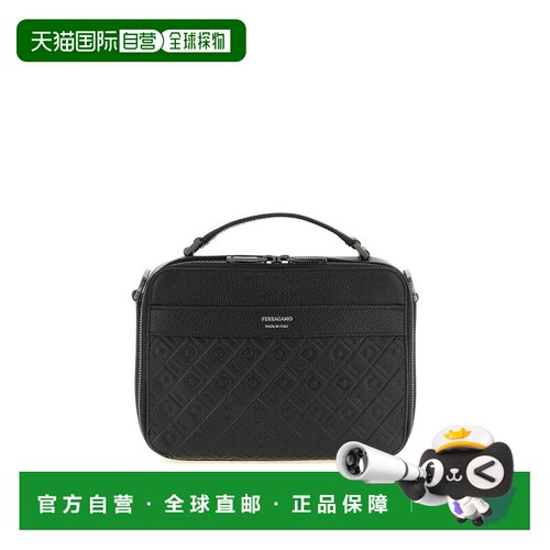 香港直邮SALVATORE FERRAGAMO 男士斜挎包 794098NERO AW2026