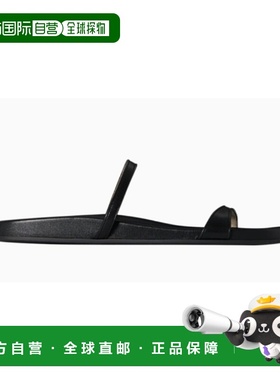 1h可退 香港直邮The Row 女士 THE ROW CAPSULE 黑色凉鞋 F1623SN