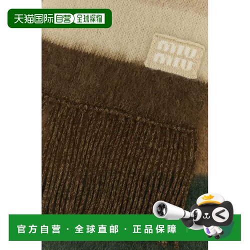 香港直邮MIU MIU 女士围巾 5FS0942CVDF04BE AW2025 花色 Embroid