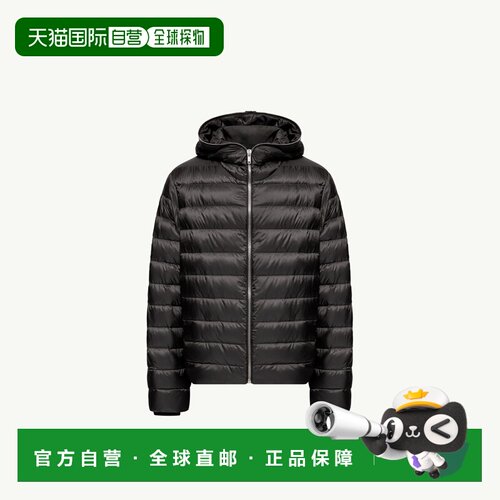 自营欧洲直邮MONCLER盟可睐 Ziplock男女同款黑色连帽短款羽绒服