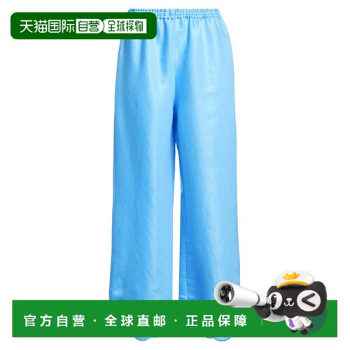 香港直邮moschino 女士 休闲长裤 blue蓝色 舒适 【付后1h可退】